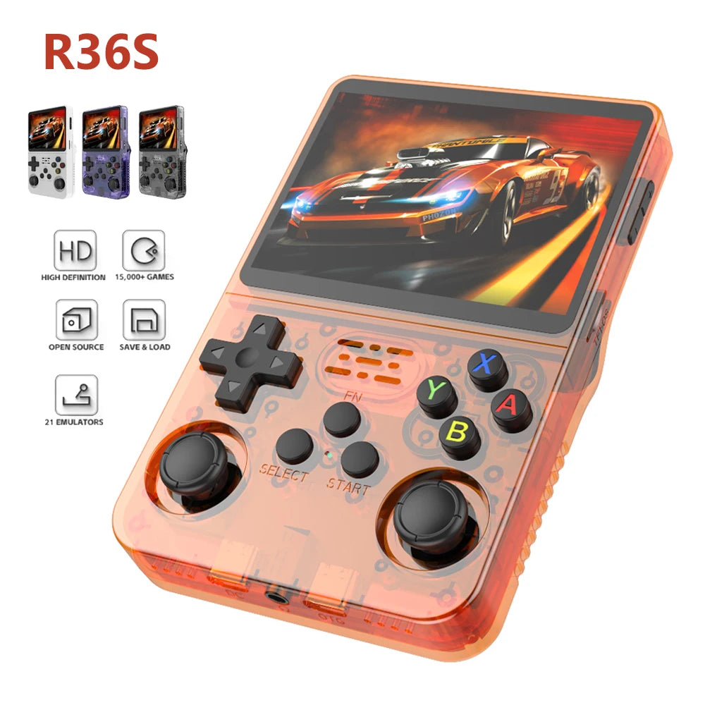 R36S Plus Handheld Console 64GB